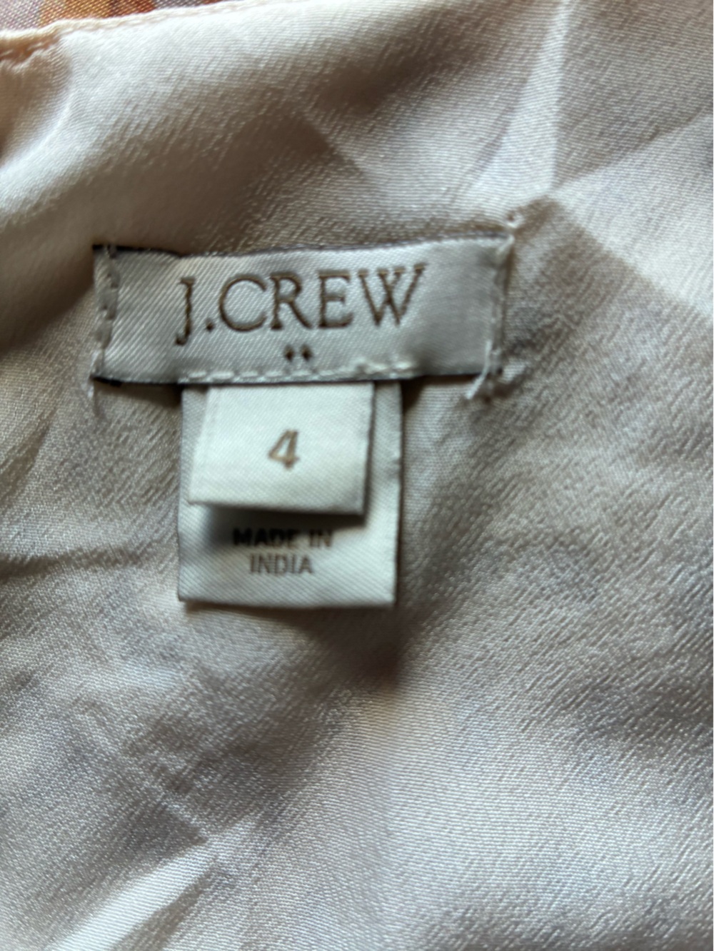 J. Crew Beautiful 👡Beige swirling Lace Fit-and-Flare Dress 4 - Picture 5 of 13